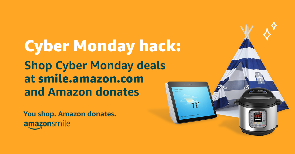 its Cyber Monday…help us help others… #amazonsmile